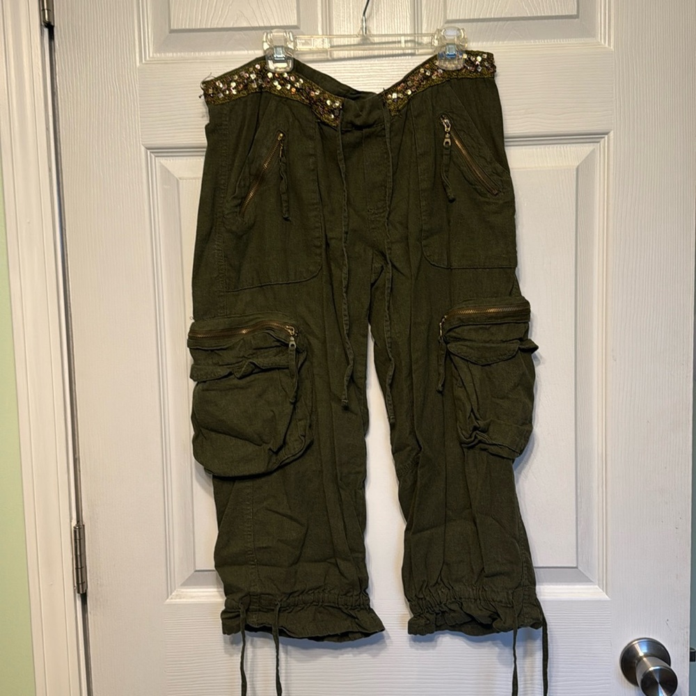 Sequin Cargo pants